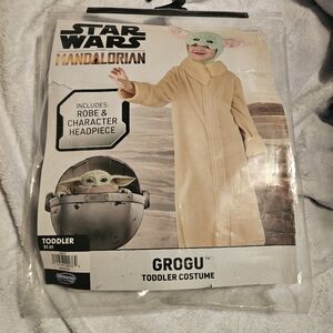 Star Wars Grogu Mandalorian Baby Yoda 2T 3T Halloween Costume